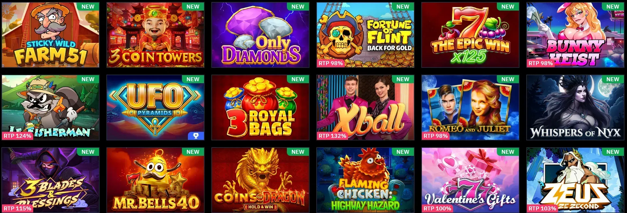 Spintado Casino nieuwe games