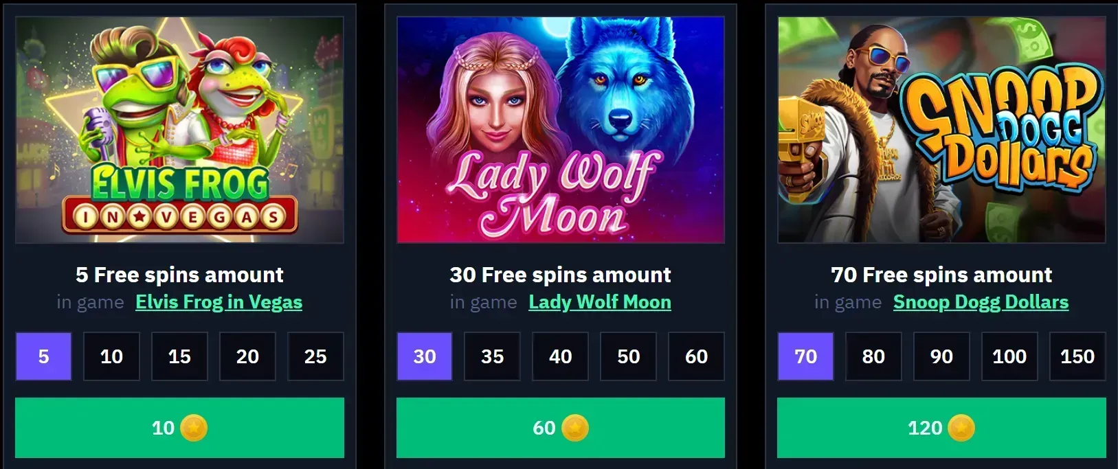 Spintado Casino free spins shop